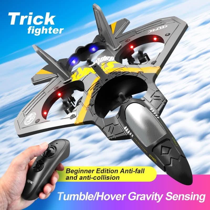 AeroSpin Remote Control Airplane with 360° Stunts for All Levels