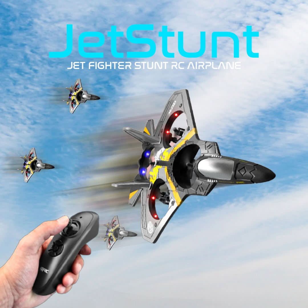 AeroSpin Remote Control Airplane with 360° Stunts for All Levels