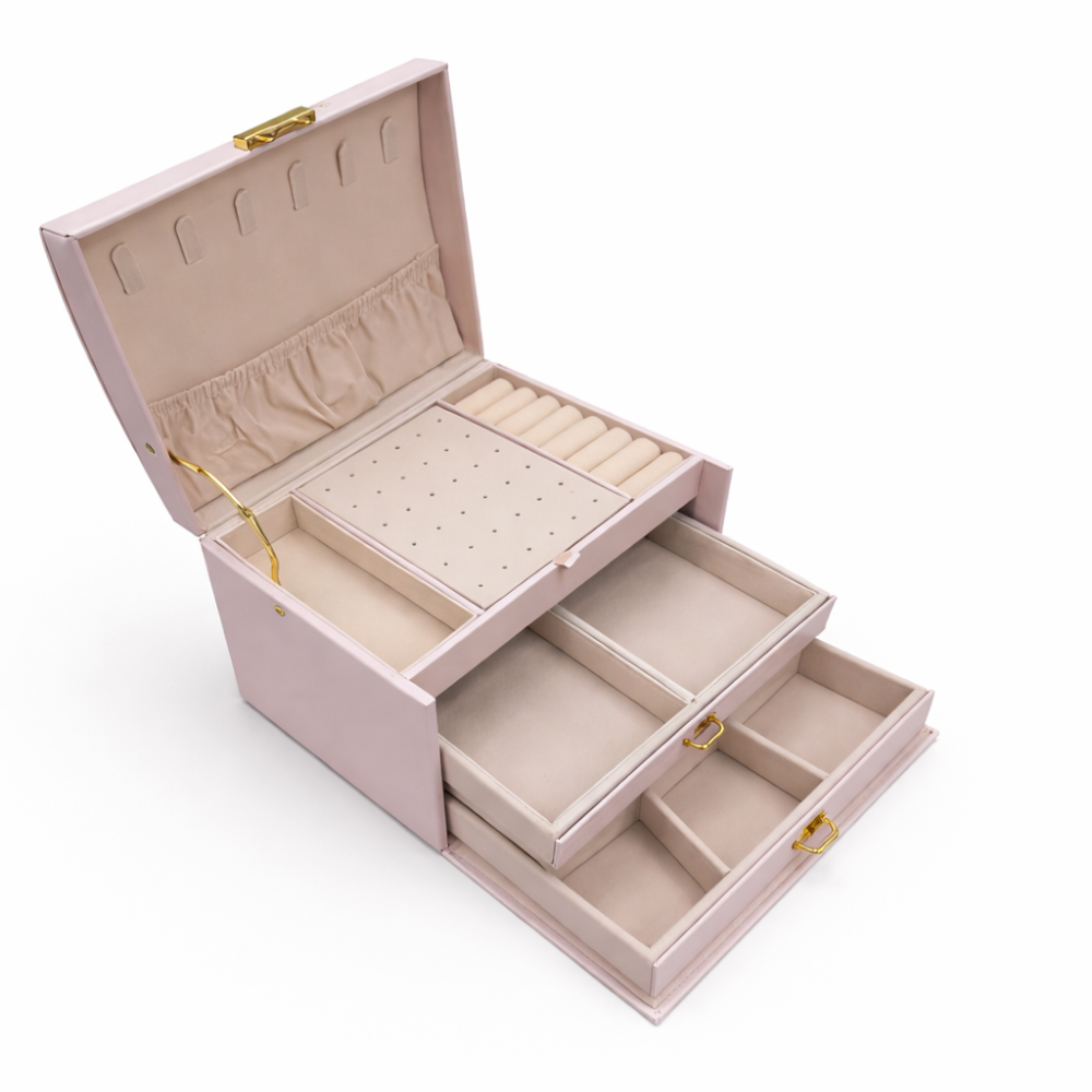 Elegant Lockable Jewelry Organizer for Thoughtful Gifting