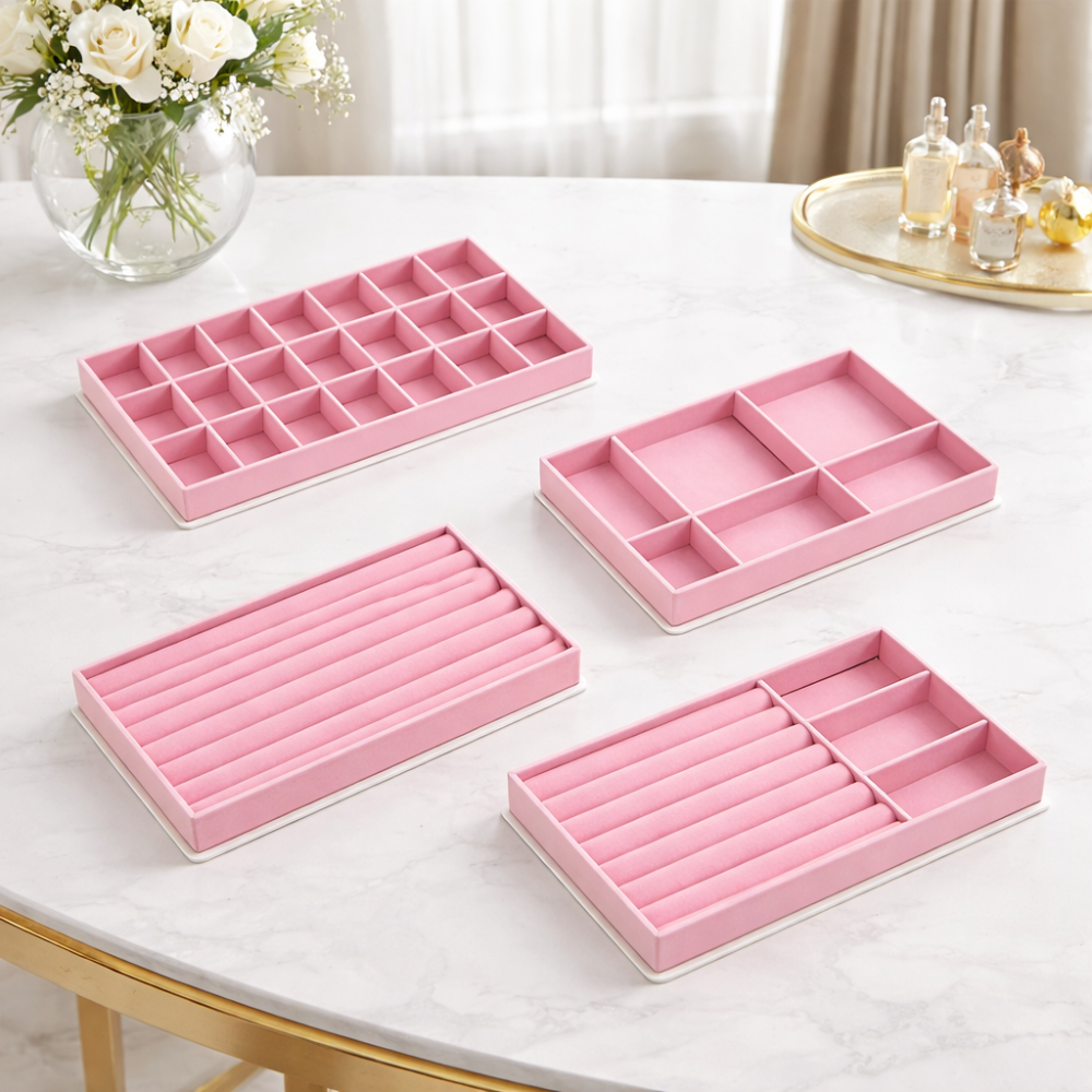 Elegant Jewelry Organizer Set for Effortless Storage