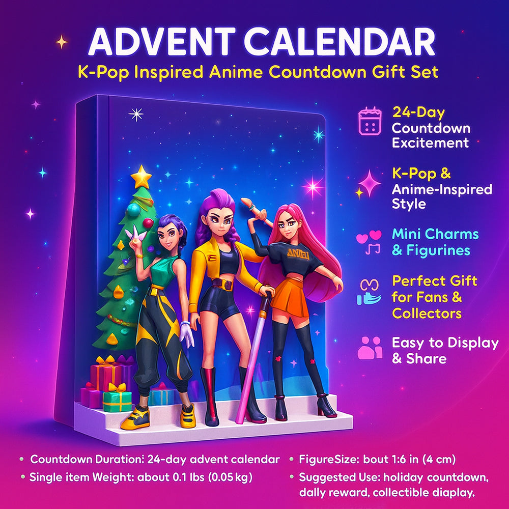 Anime Countdown Calendar with Daily Surprise Collectibles