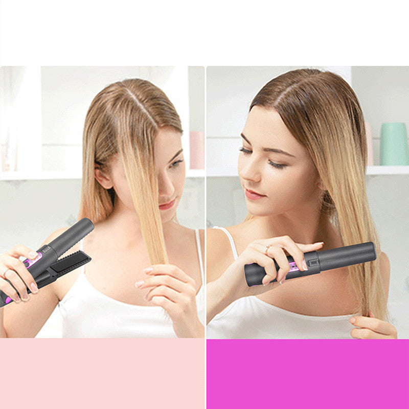 Compact Wireless Hair Straightener for Travel - USB Rechargeable