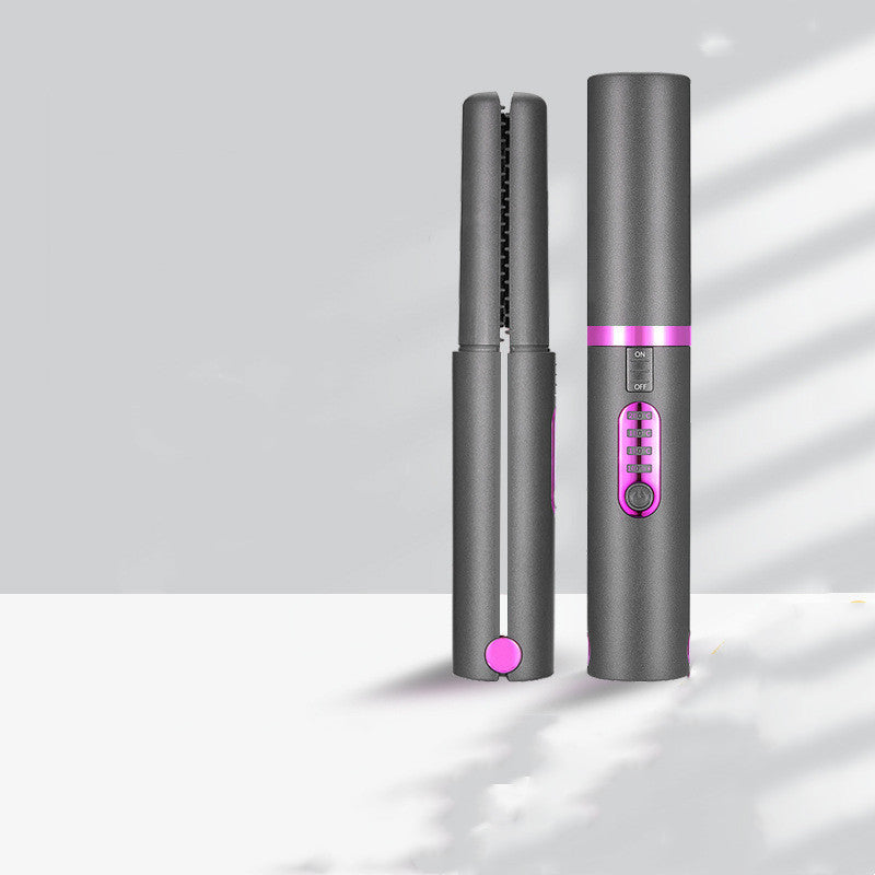 Compact Wireless Hair Straightener for Travel - USB Rechargeable