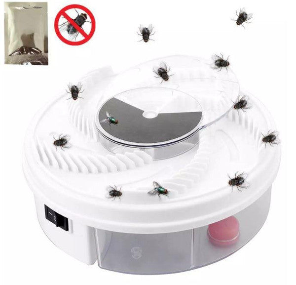 Electric Fly Trap with Rotating Mechanism