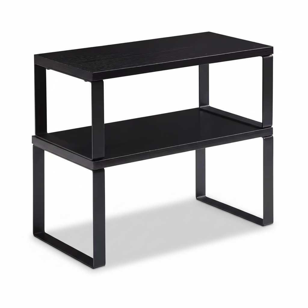 Versatile Stacking Storage Shelves for Kitchen Organization