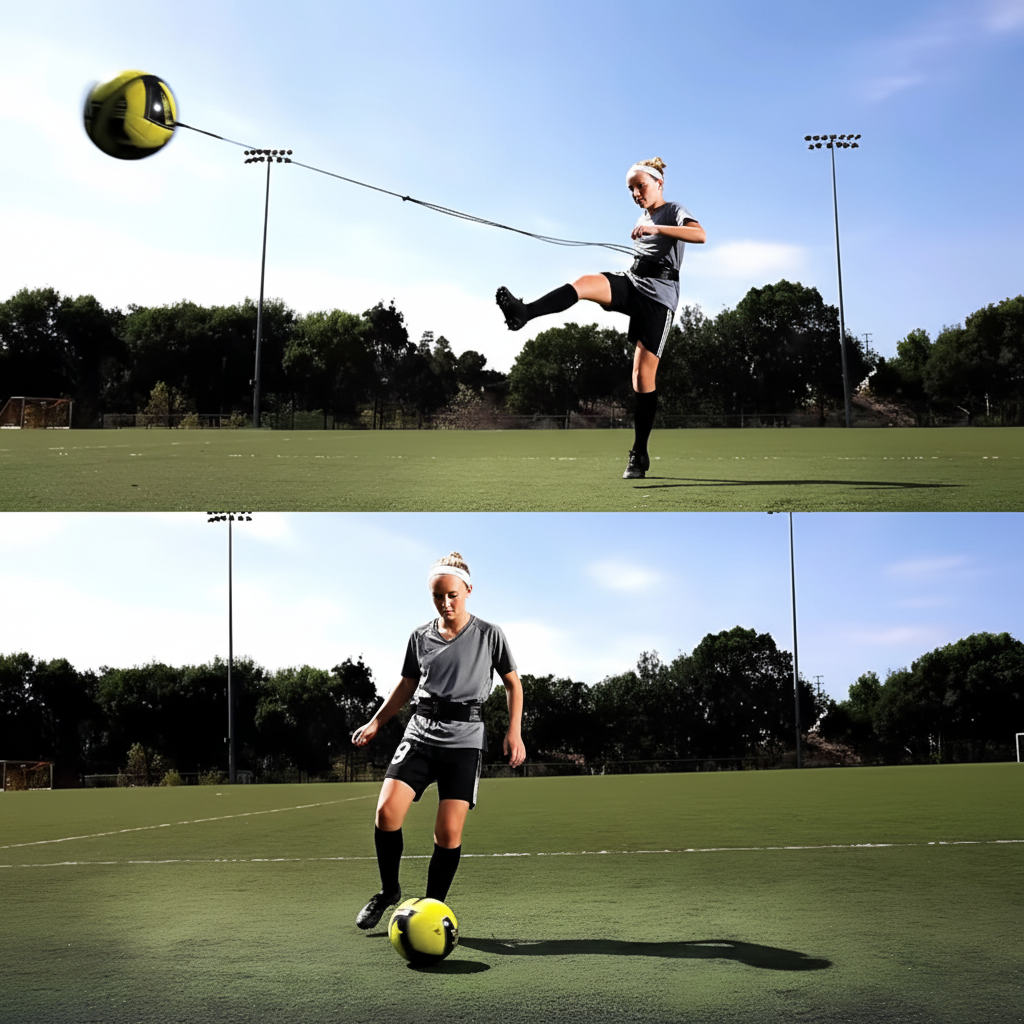 Youth Soccer Training Belt for Enhanced Passing Skills