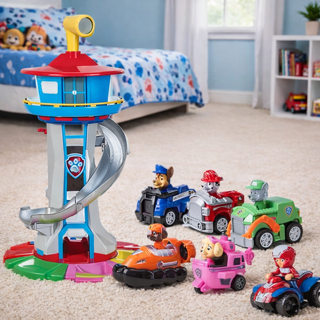 Adventure Track Playset with Slide and Vehicles for Kids