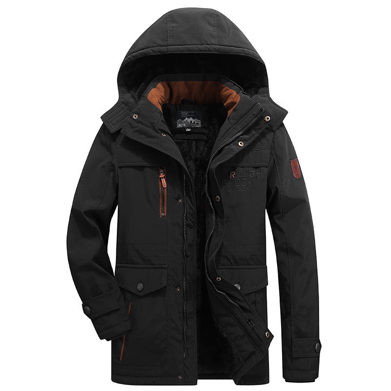 Ultimate Waterproof Hooded Winter Jacket for Men - Large Size