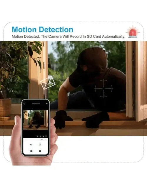 Smart E27 Security Camera – 360-Degree Coverage, Night Vision, Mobile App