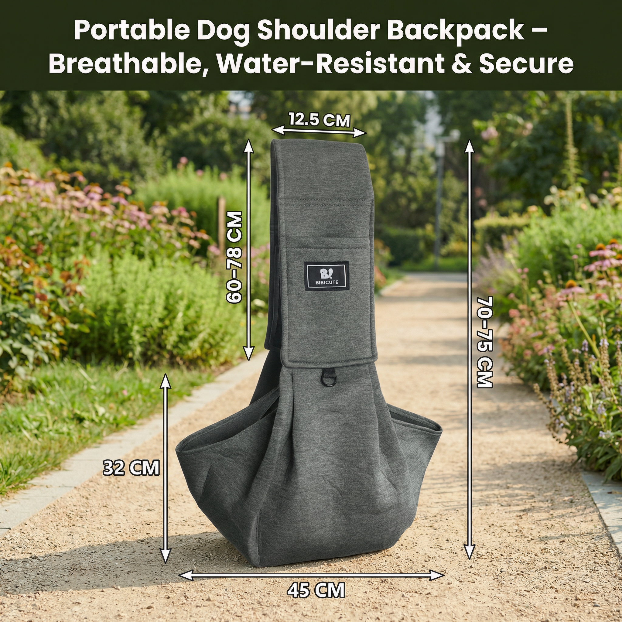 Portable Dog Backpack with Breathable Material – Comfortable Ergonomic Design