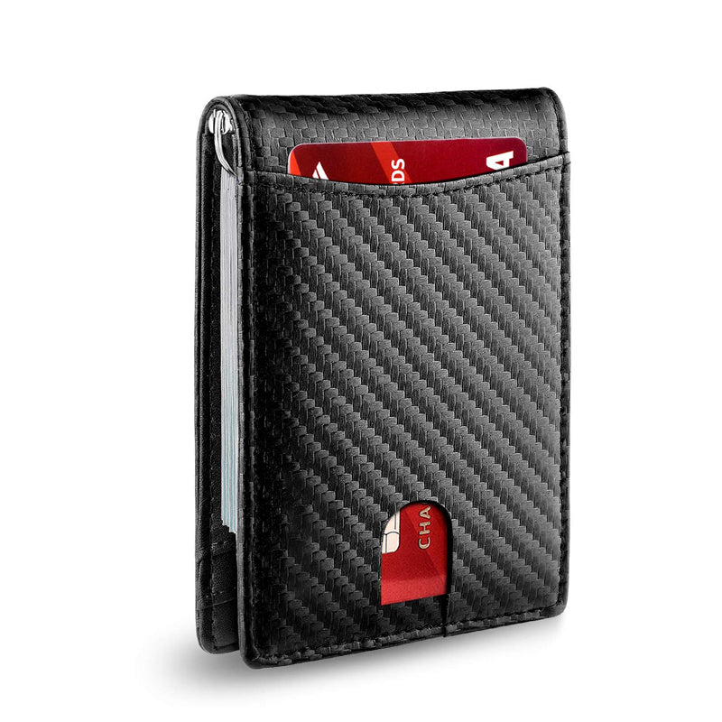 Leather Card Holder with RFID Protection – Compact Theft-Resistant Wallet