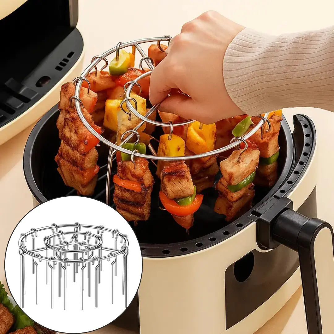 Air Fryer Kebab Grill – Even Cooking and Barbecue Experience