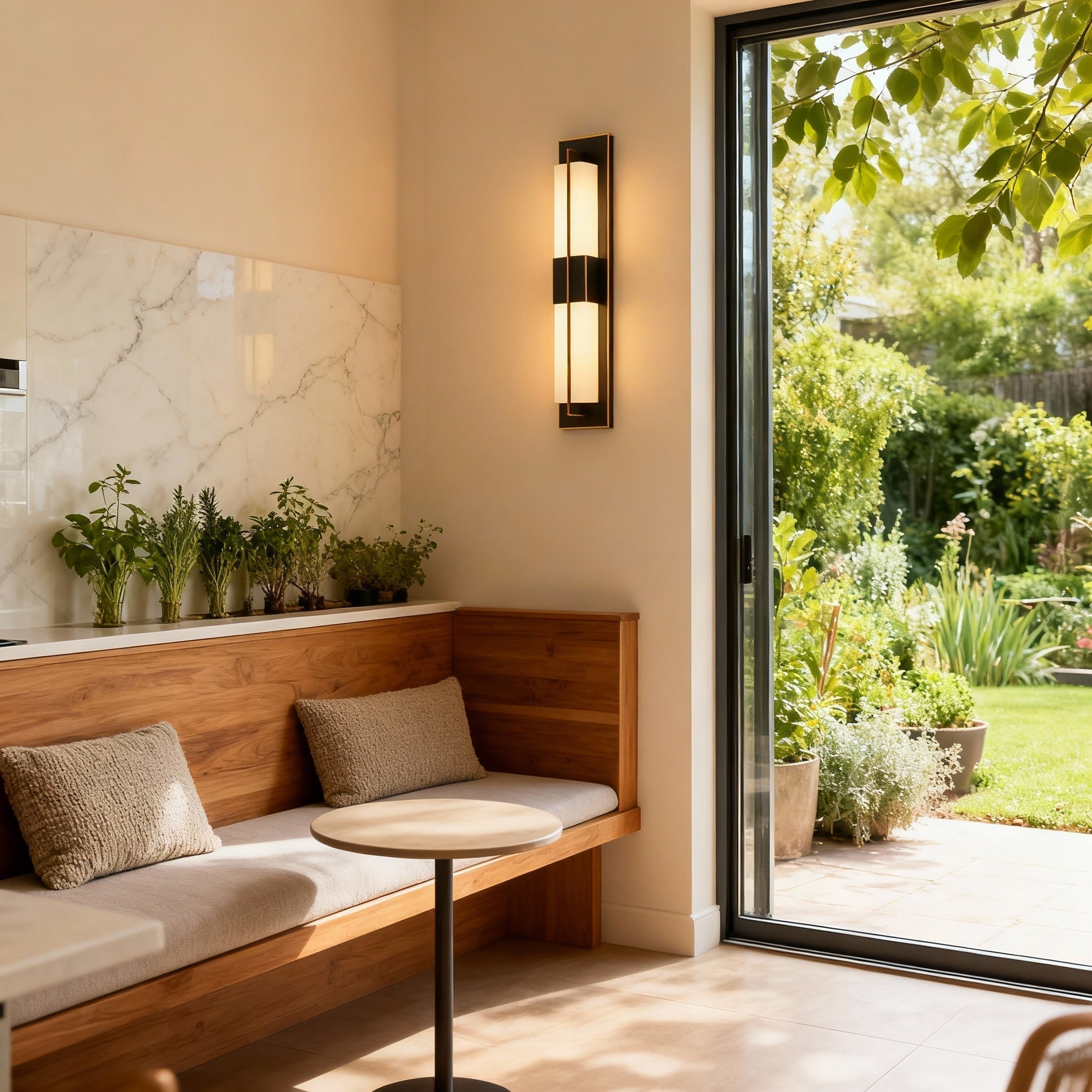 AquaGlow Modern Waterproof Vertical Wall Light for All Settings