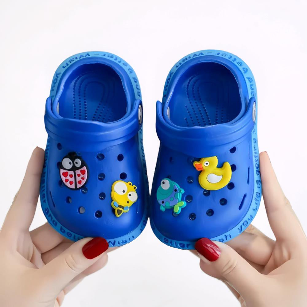 Playful Slip-On Clogs for Active Toddlers
