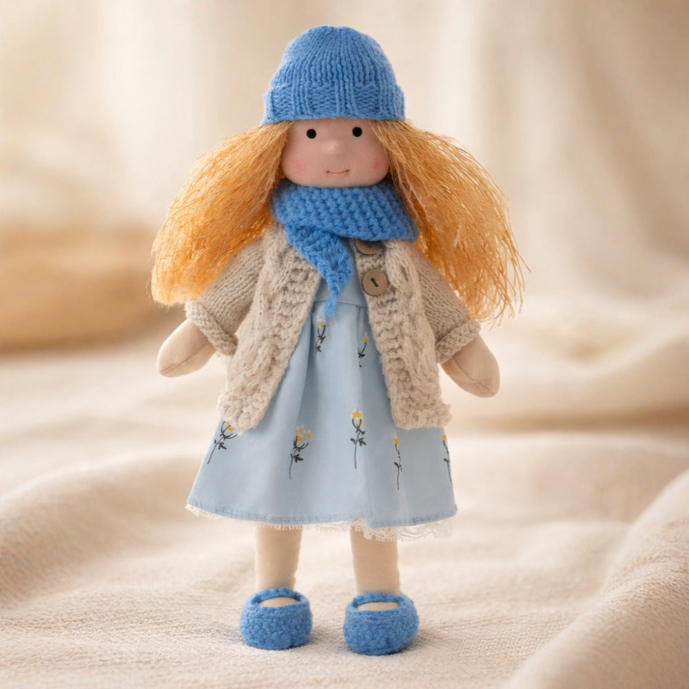 Charming Fabric Doll for Kids - A Perfect Playtime Buddy