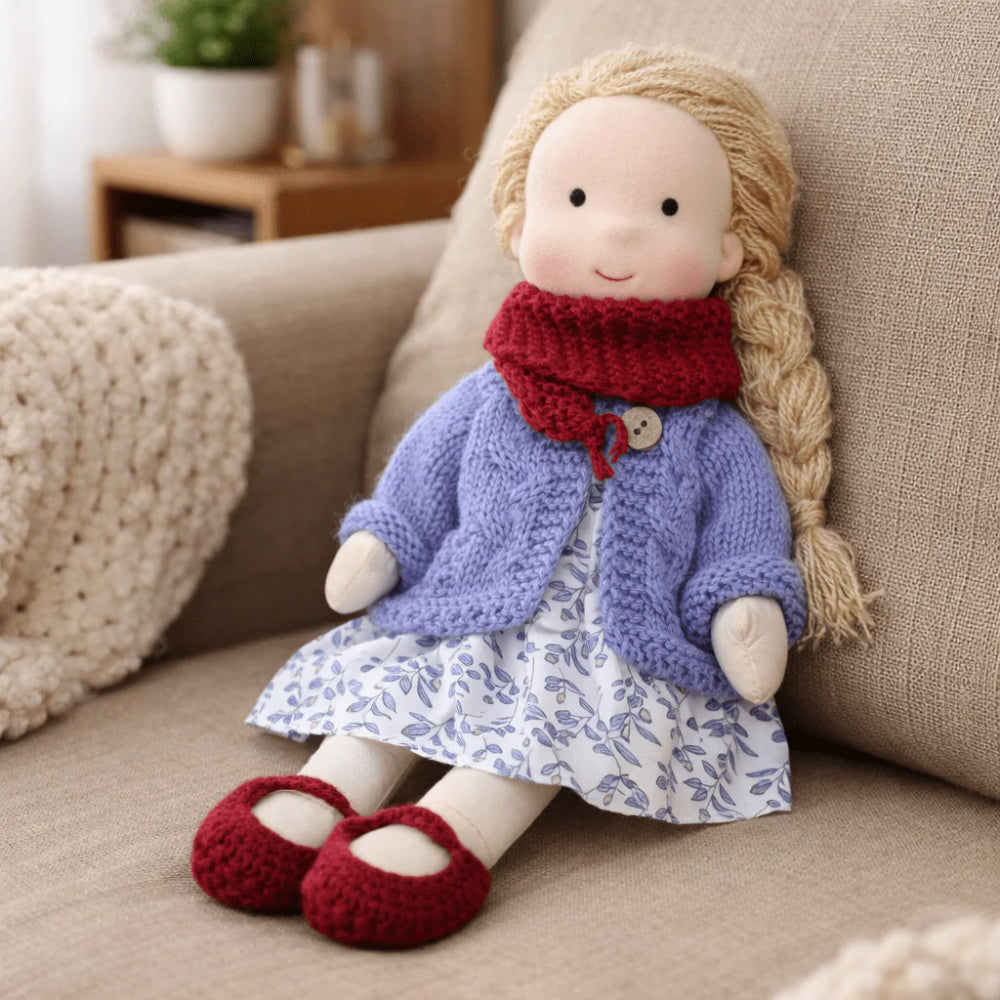 Charming Fabric Doll for Kids - A Perfect Playtime Buddy