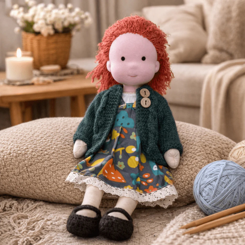 Charming Fabric Doll for Kids - A Perfect Playtime Buddy