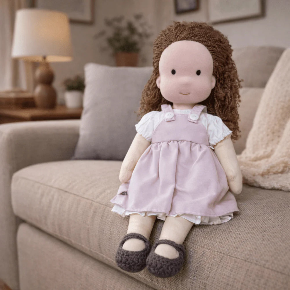 Charming Fabric Doll for Kids - A Perfect Playtime Buddy