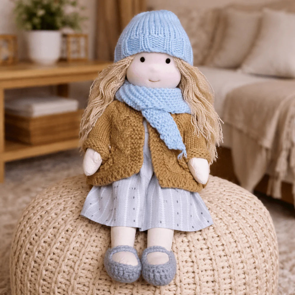 Charming Fabric Doll for Kids - A Perfect Playtime Buddy
