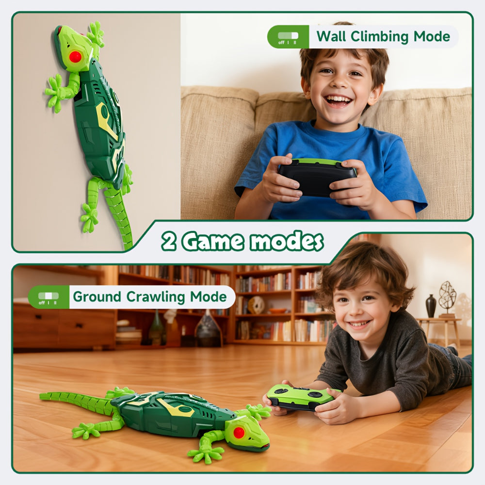 Remote-Controlled Climbing Gecko Toy for Kids