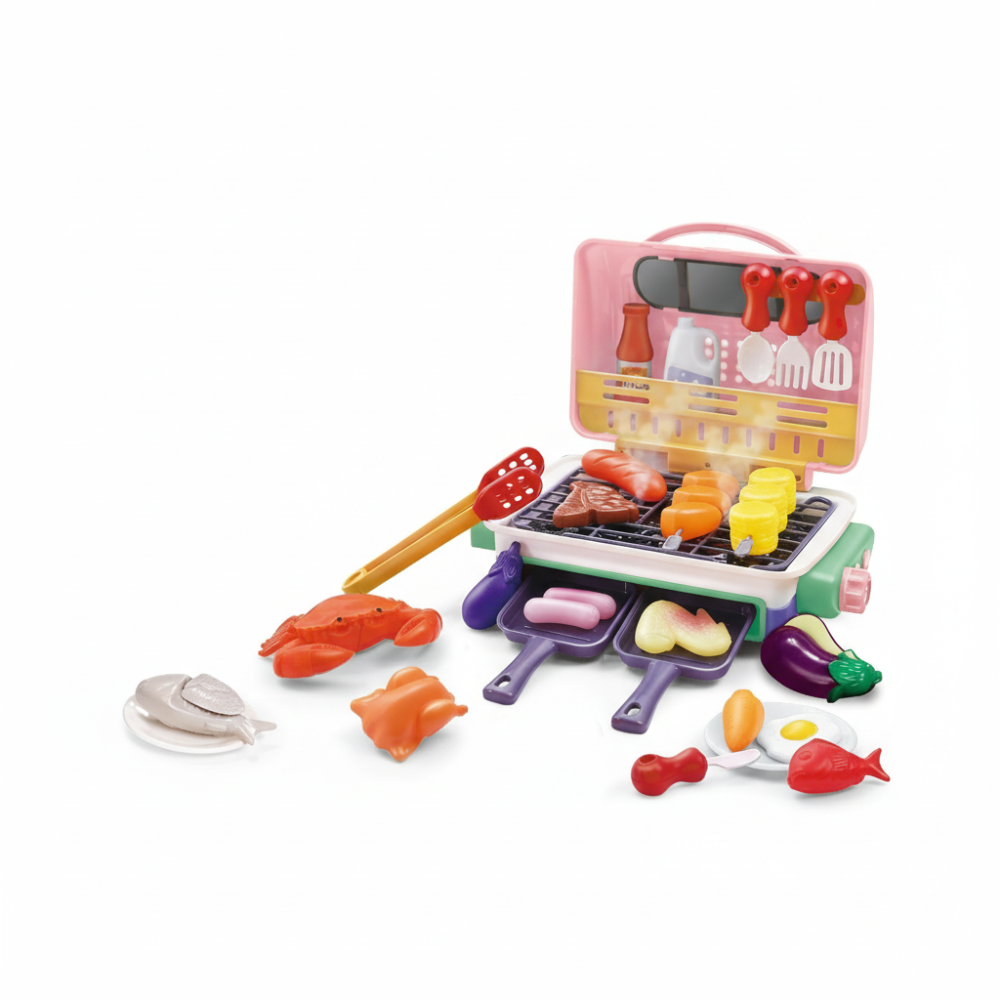 Junior Griller Color Magic BBQ Play Set with Smoke
