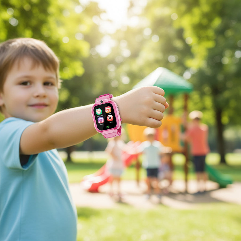 Interactive Children's Smartwatch with Pedometer, Games, and Music