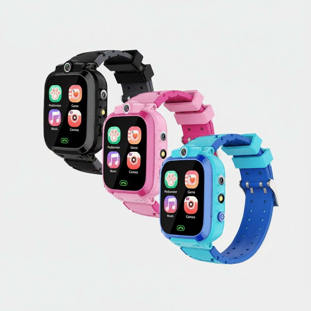 Interactive Children's Smartwatch with Pedometer, Games, and Music