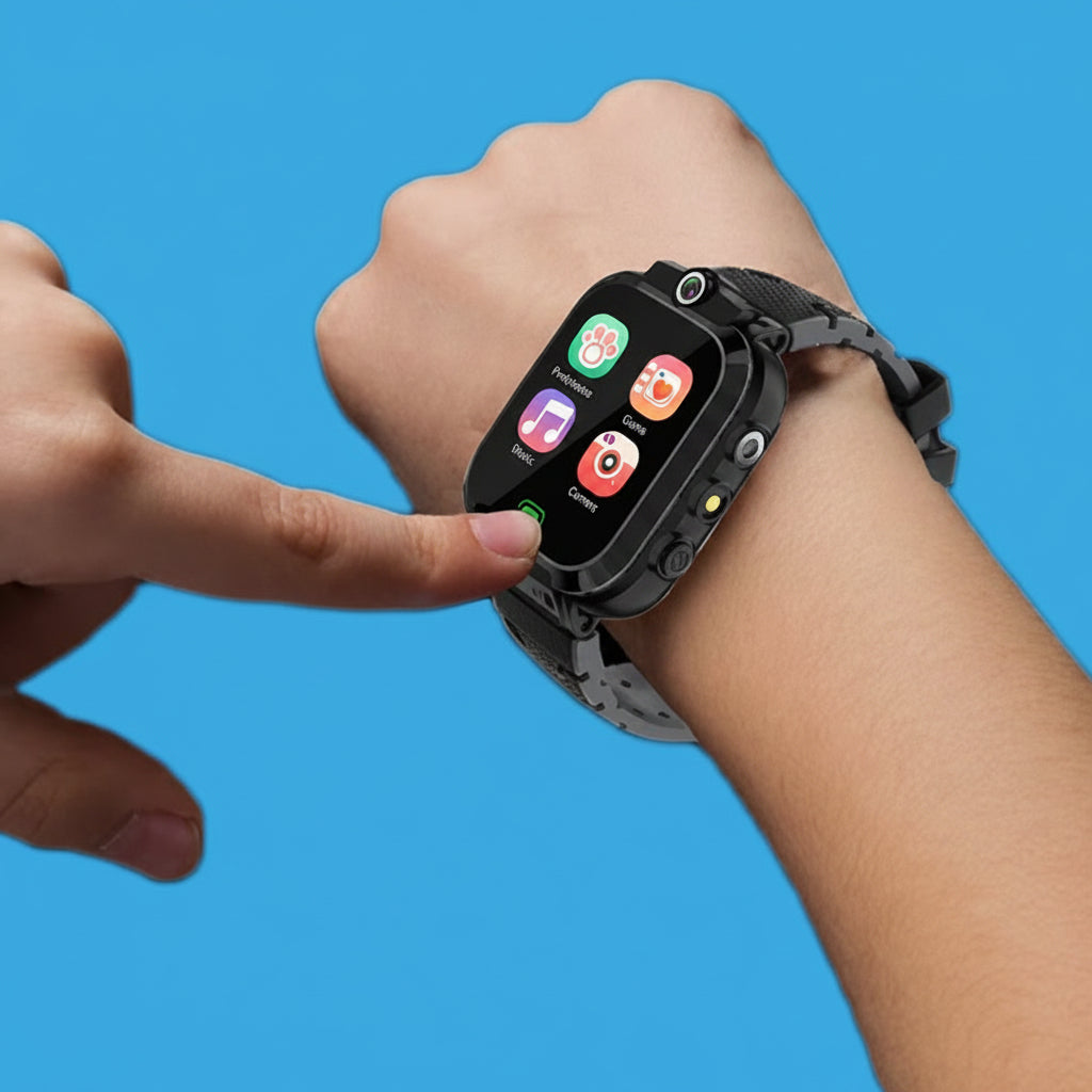 Interactive Children's Smartwatch with Pedometer, Games, and Music