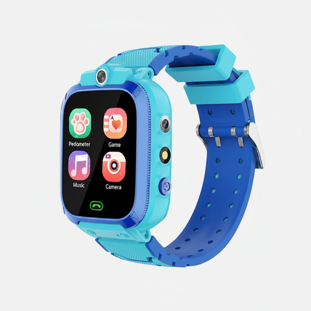Interactive Children's Smartwatch with Pedometer, Games, and Music