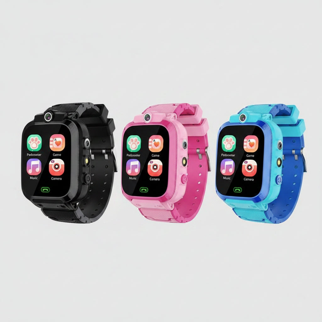 Interactive Children's Smartwatch with Pedometer, Games, and Music
