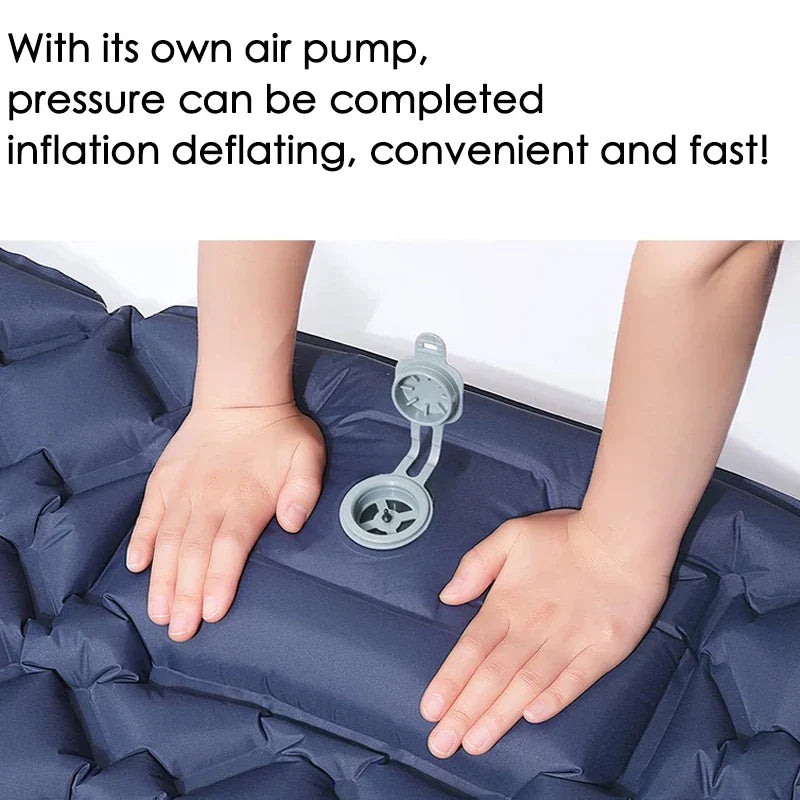 Extra-Wide Double Air Mattress for Camping – Quick Inflation for Comfort