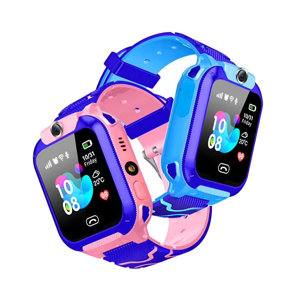 Kids' Smart Tracker Watch with SOS and Camera Functionality
