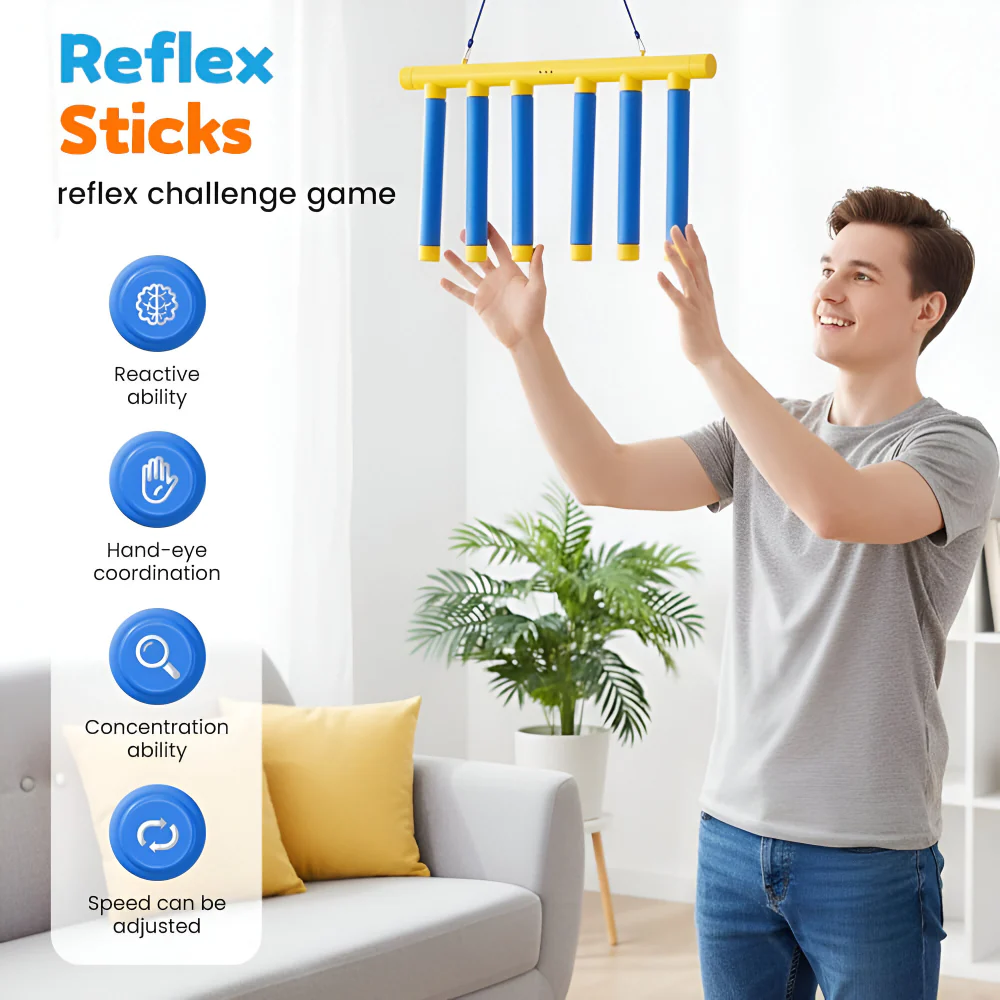 Falling Stick Challenge Game for Kids - Reflex Reaction Training