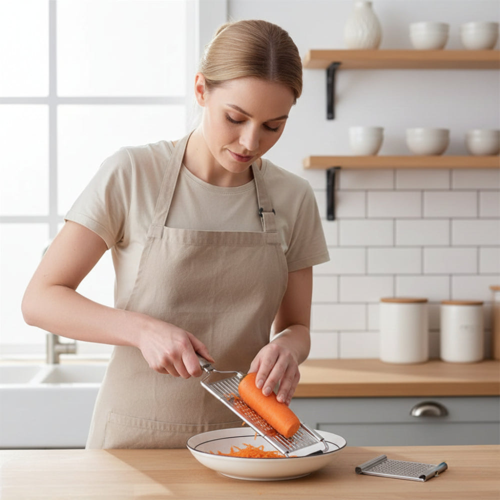 Versatile Stainless Steel Kitchen Vegetable Slicing Set