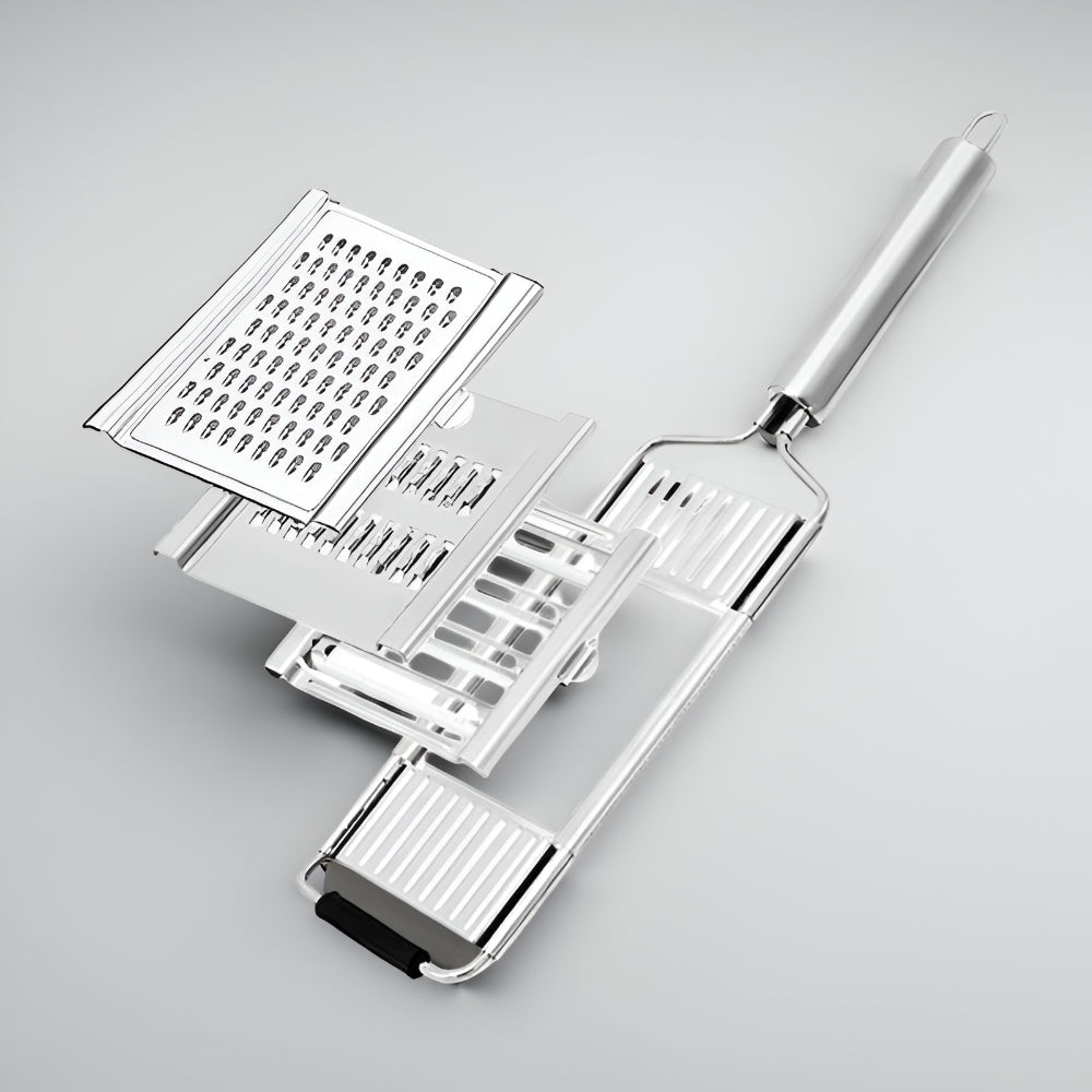 Versatile Stainless Steel Kitchen Vegetable Slicing Set
