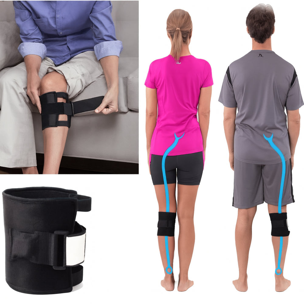 Versatile Knee Support with Compression and Soft Padding