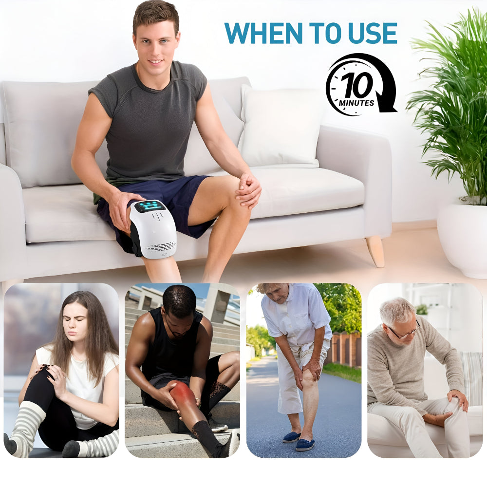 ThermoFlex Knee Comfort Massager with Customizable Support