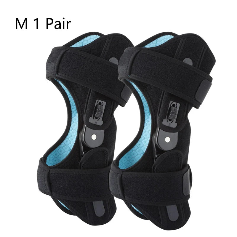 Adjustable Knee Brace with Reinforced Stabilizers for Pain Relief