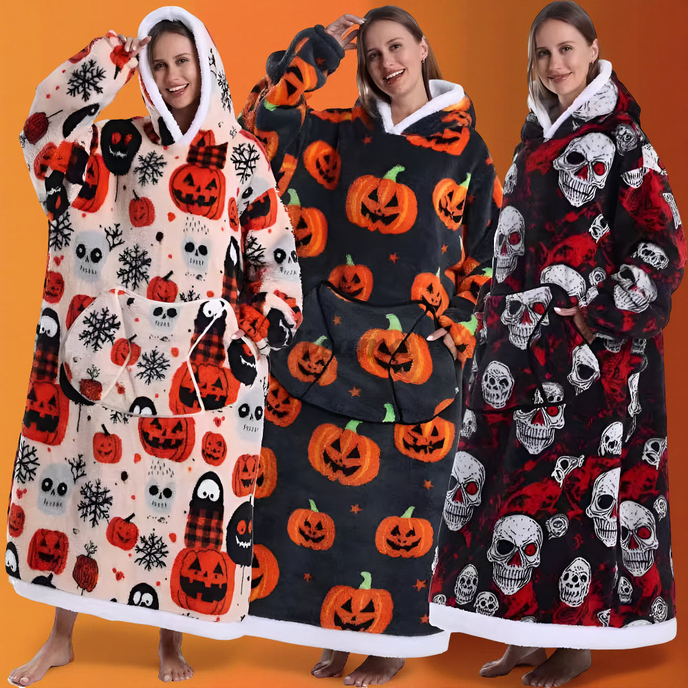 Cozy Hooded Blanket with Sleeves for Ultimate Comfort