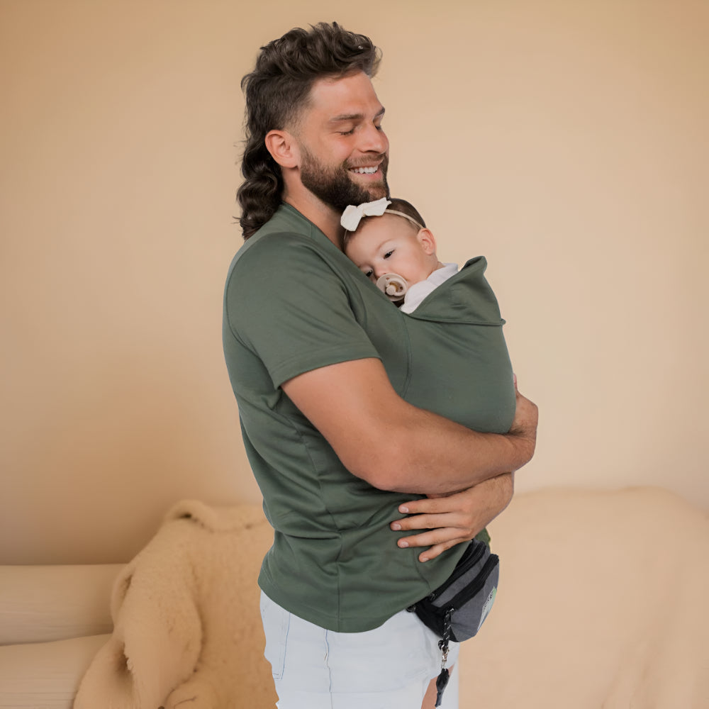 Hands-Free Baby Carrier Shirt for Active Parents