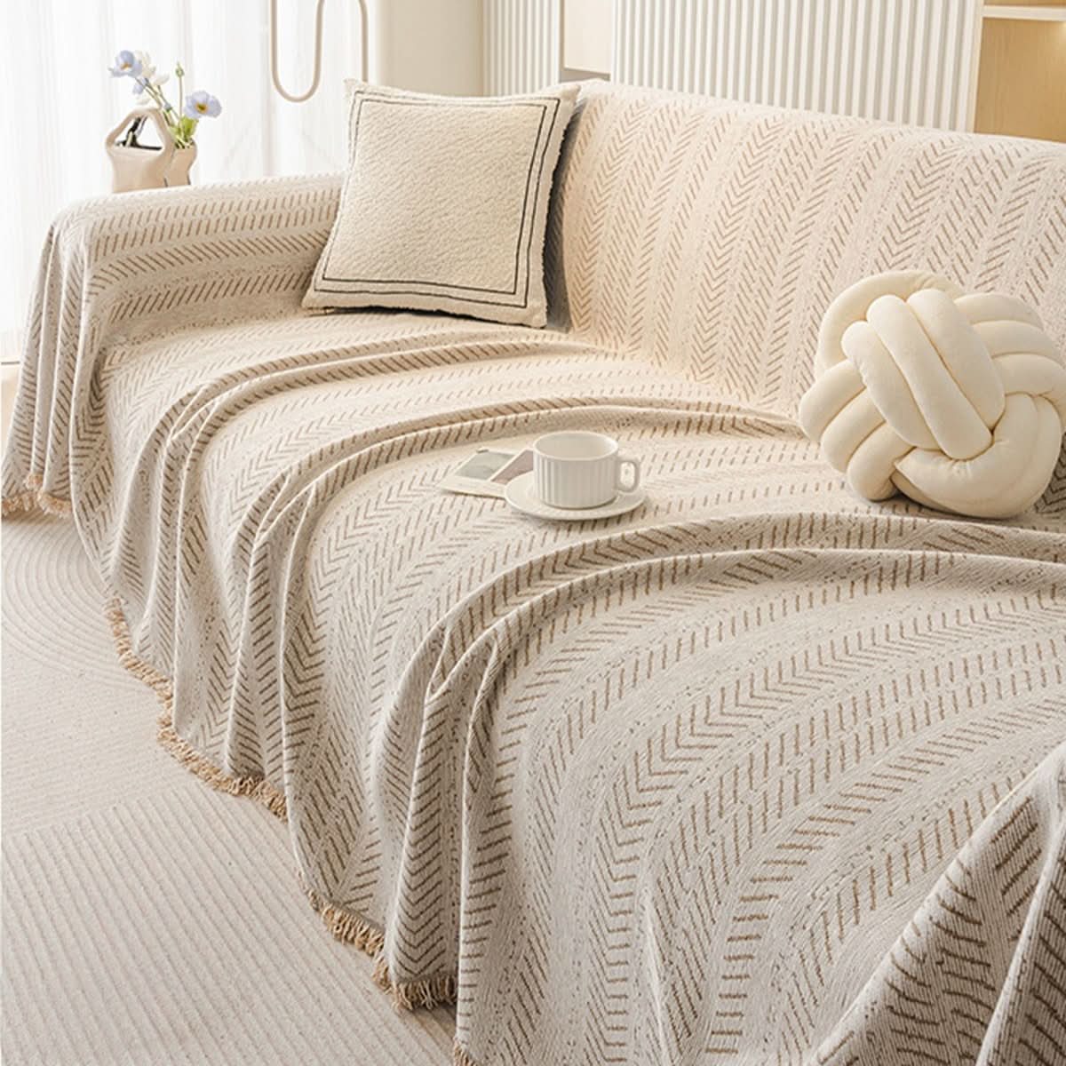 UltraComfort Chenille Sofa Protector - Washable & Pet-Friendly
