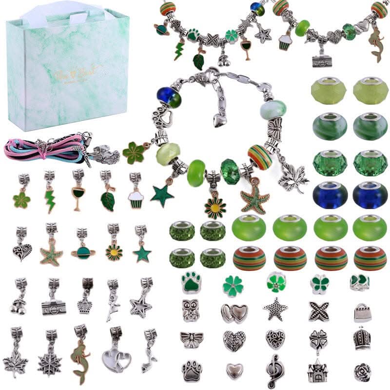 SparkleArt Bracelet Making Kit for Young Creators