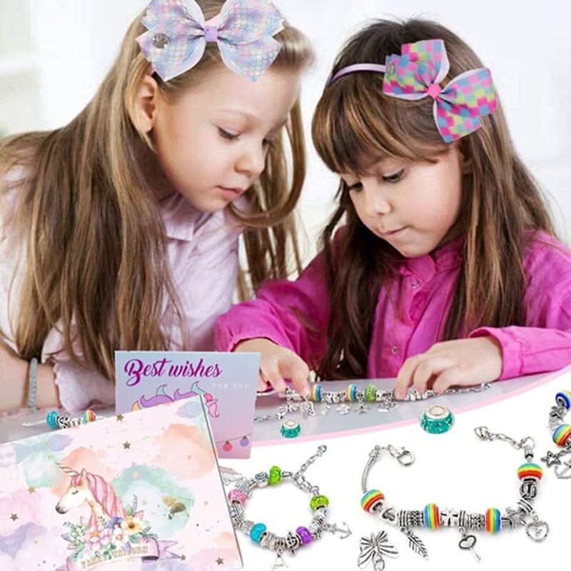 SparkleArt Bracelet Making Kit for Young Creators