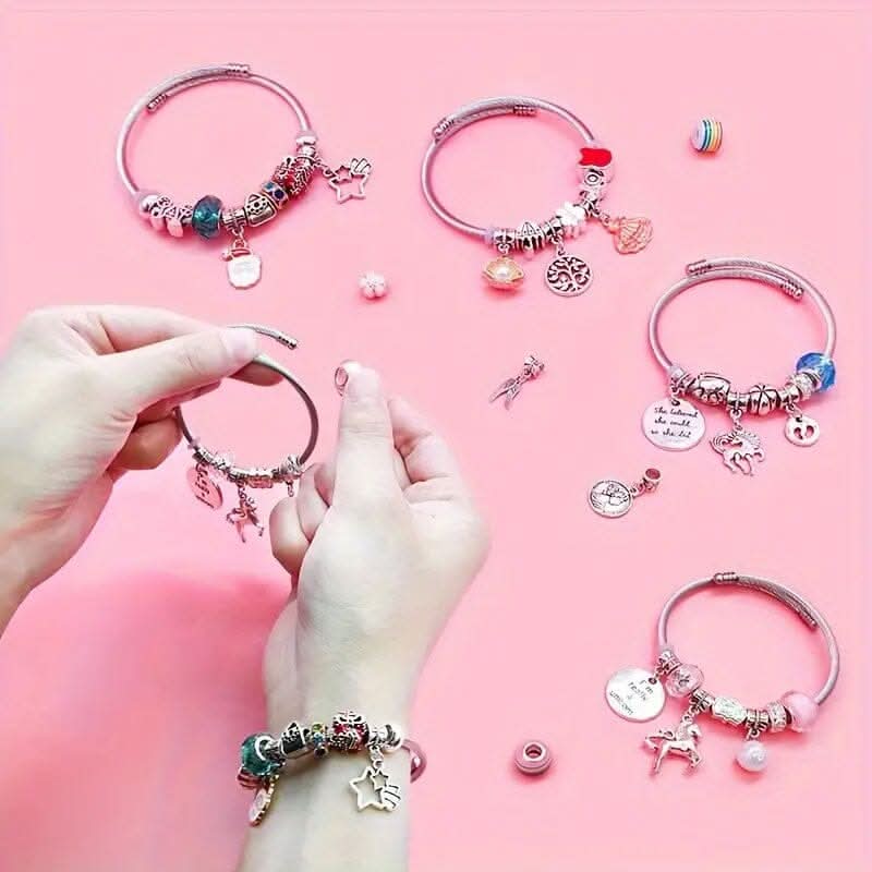 SparkleArt Bracelet Making Kit for Young Creators