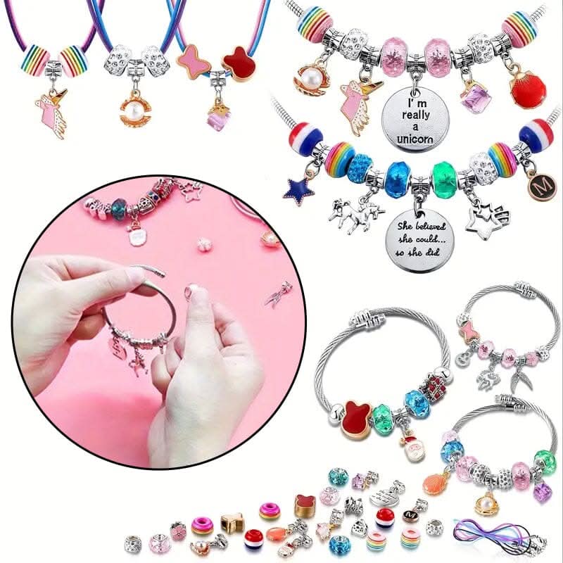 SparkleArt Bracelet Making Kit for Young Creators