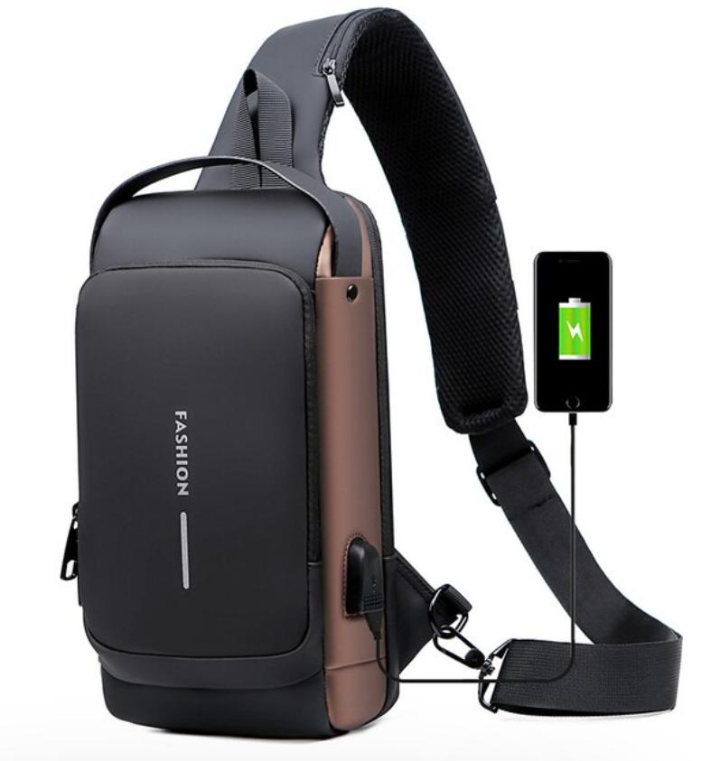 Backpack with Carbon Fiber Design for Theft Protection