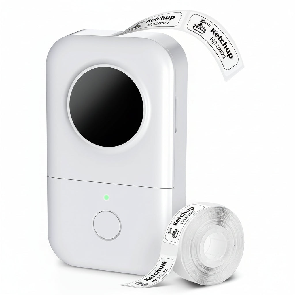 Compact Bluetooth Label Printer for Effortless Organization