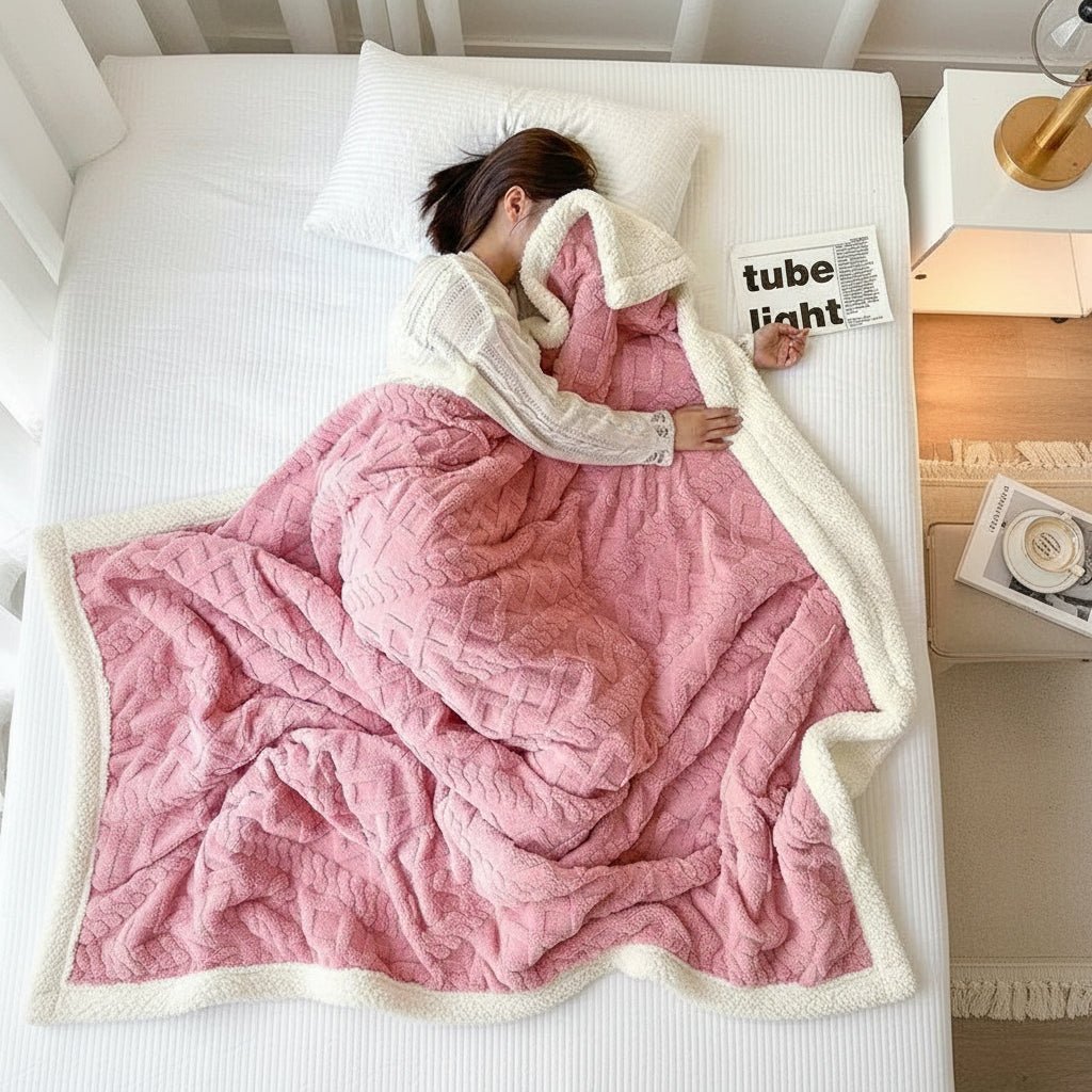 LuxeBlend Soft Wool Blanket for Ultimate Comfort Anywhere