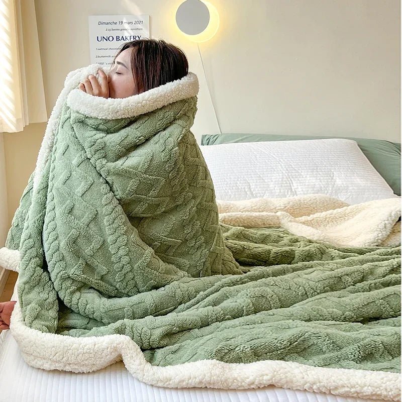 LuxeBlend Soft Wool Blanket for Ultimate Comfort Anywhere
