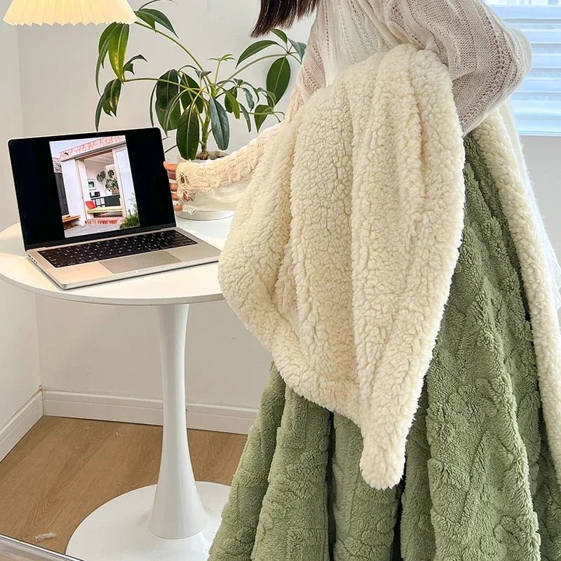 LuxeBlend Soft Wool Blanket for Ultimate Comfort Anywhere